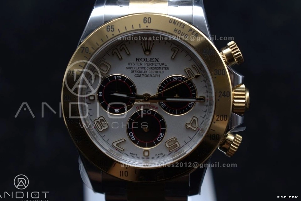 YG SS Dial Clean Daytona GoodFit Markers Best SA4130 V Arabic 737 Edition on 1:1 White Bracelet 116503 1022